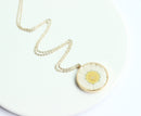 1pcs Handmade Pressed flower jewelry pendant necklace