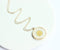 1pcs Handmade Pressed flower jewelry pendant necklace