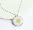 1pcs Handmade Pressed flower jewelry pendant necklace