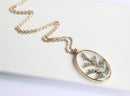 1pcs  Handmade Resin pressed flower pendant necklace