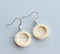 20pcs Stainless Steel wood Earrings Blanks,wood Earrings Base Settings