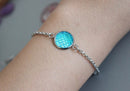 10pcs 8-25mm stainless steel bracelet Base Settings, Bezel bracelet blanks Cabochon trays