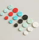 10pcs Natural Turquoise Cabochons -6mm 8mm 10mm 12mm Cabochon wholesale, Marbled road Cabochon,Loose Stones
