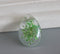2pcs Teardrop Handmade resin flower Pendant Charm, flower pendant pendant necklace