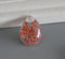 2pcs Teardrop Handmade resin flower Pendant Charm, flower pendant pendant necklace
