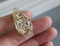 2pcs Teardrop Handmade resin flower Pendant Charm, flower pendant pendant necklace