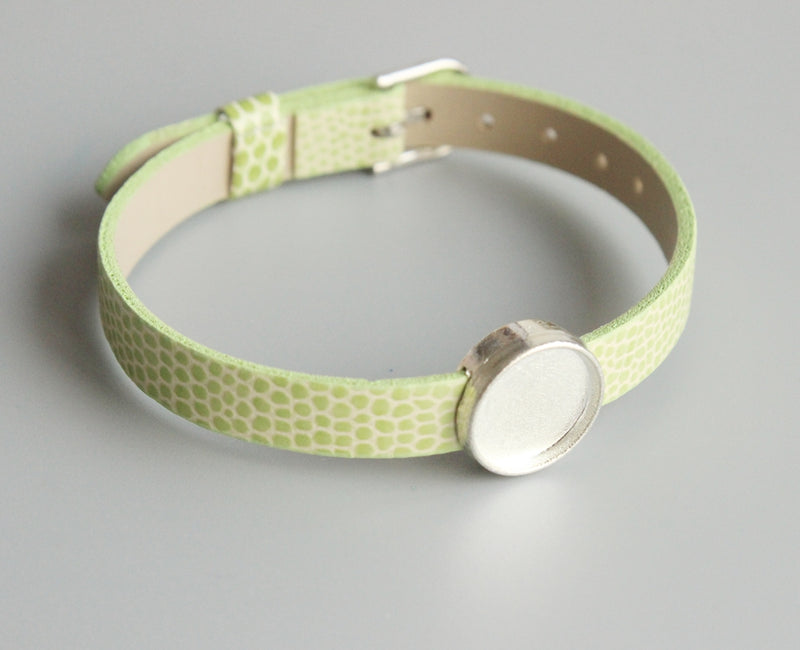 10pcs bracelet Base Settings, Bezel bracelet blanks Cabochon trays