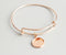 10pcs Rose gold bracelet blanks 8-25mm Bracelet Settings, Bezel Bangle Bracelet Bases