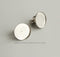 100pcs Surgical Stainless Steel Bezel Earring Studs Settings, Earrings Blanks,Bezel earrings Base with backs,No allergic Earring Posts