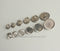 100pcs Surgical Stainless Steel Bezel Earring Studs Settings, Earrings Blanks,earrings Base