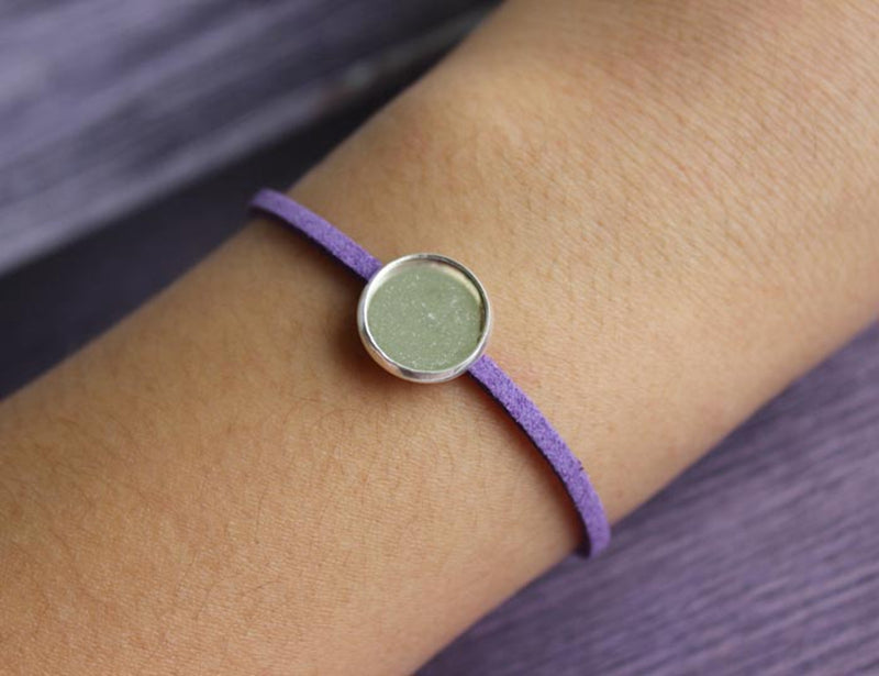 10pcs Silver bracelet blanks 10-20mm Bracelet Settings, Bezel Bangle Bracelet Bases