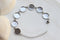 5pcs Shallow groove 8-25mm stainless steel bracelet Base Settings Bezel bracelet blanks Cabochon trays