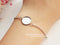 10pcs 8-25mm stainless steel Heart bracelet Base Settings, Bezel bracelet blanks Cabochon trays