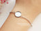 10pcs 8-25mm stainless steel Heart bracelet Base Settings, Bezel bracelet blanks Cabochon trays