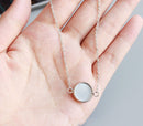 10Kits stainless steel Bezel Necklace, Pendant necklace Settings Base blank Tray Kits