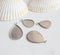20pcs Stainless Steel Teardrop 10x4mm, 13x18mm, 18x25mm Bezel,Cabochon Settings,Glass Bezel Blanks