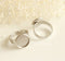 20pcs Stainless Steel 8-25mm Ring Bezel Blanks Ring Settings Ring Base