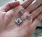 20-100pcs square STAINLESS Steel 10mm Earring Stud Bezel Settings,square Bezel earring Blanks with backs