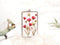 1pcs Handmade pressed flower pendant jewelry Rectangle 21x34mm