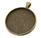10 pcs 35mm Silvers/ antique bronzes/ ancient silver pendant setting, blank base, pendant trays