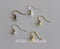 200pcs  Earring Hooks, Earring Finding, Fish Hook Earrings Ear Wire Wholesale