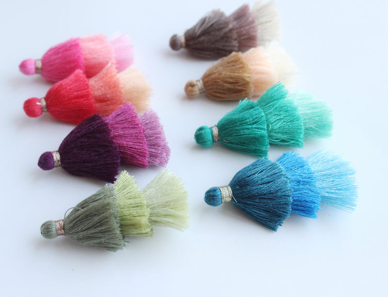 10pcs 55mm handmade tassel pendant, tassel charm, tassel findings